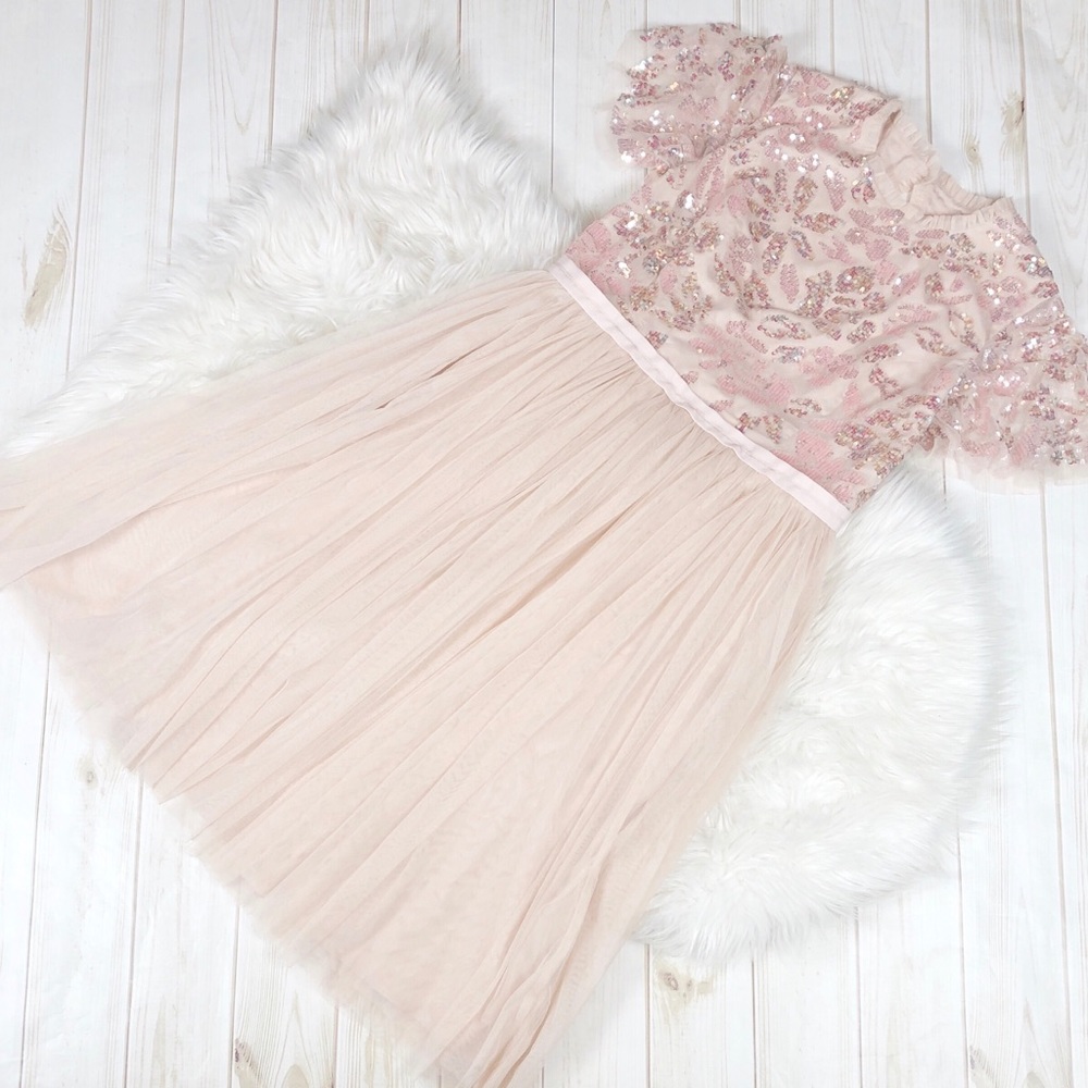 Needle & Thread Dream Rose A-Line Sequin Dress - Picture 2 of 6